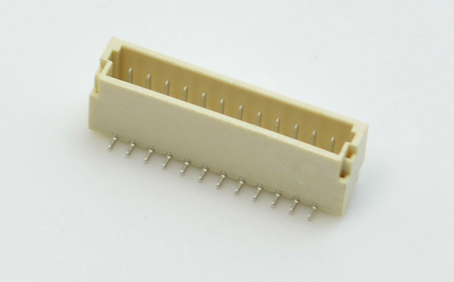SH1.0-14P立式贴片针座 1.0MM间距 线对板立贴条形插座连接器SMT,91免费看视频