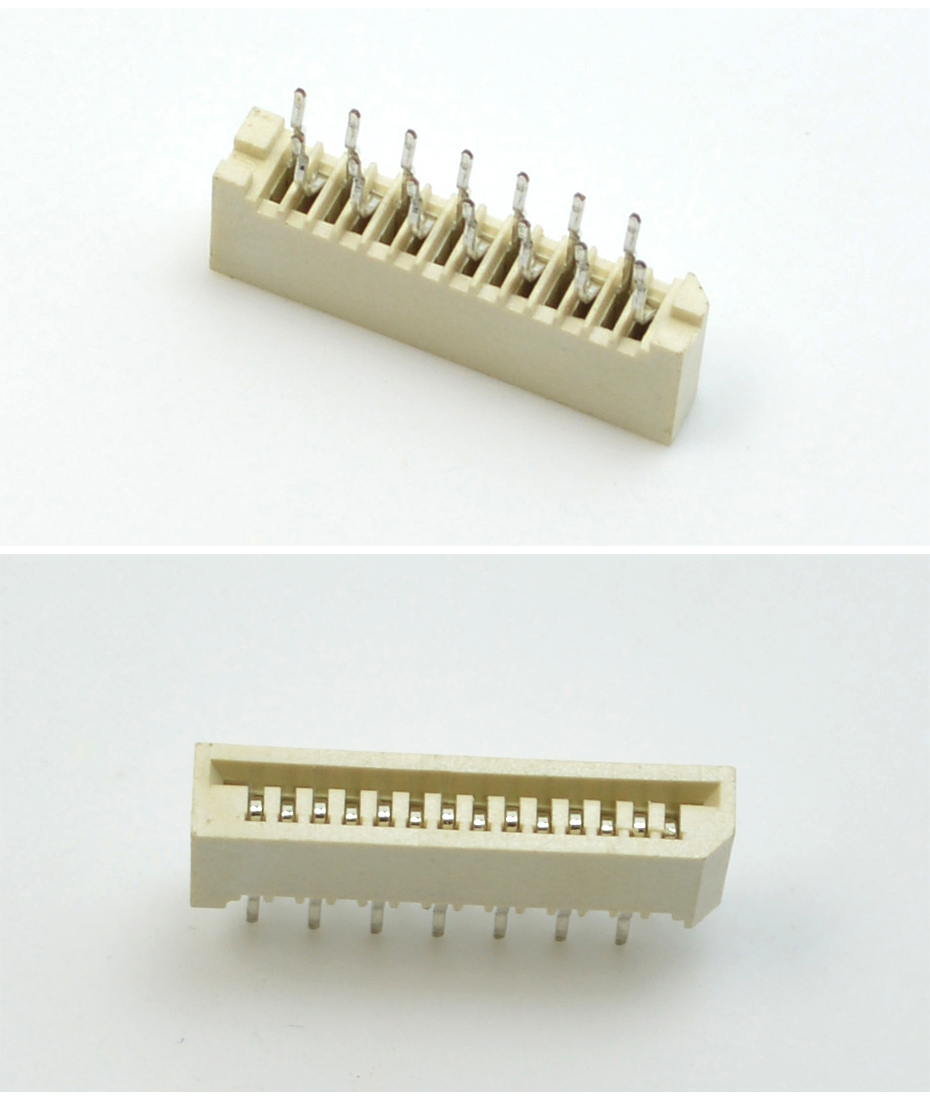 FPC/FFC连接器 1.0mm间距 单面接直插针 4P-30P 无锁插件式连接器,91免费看视频