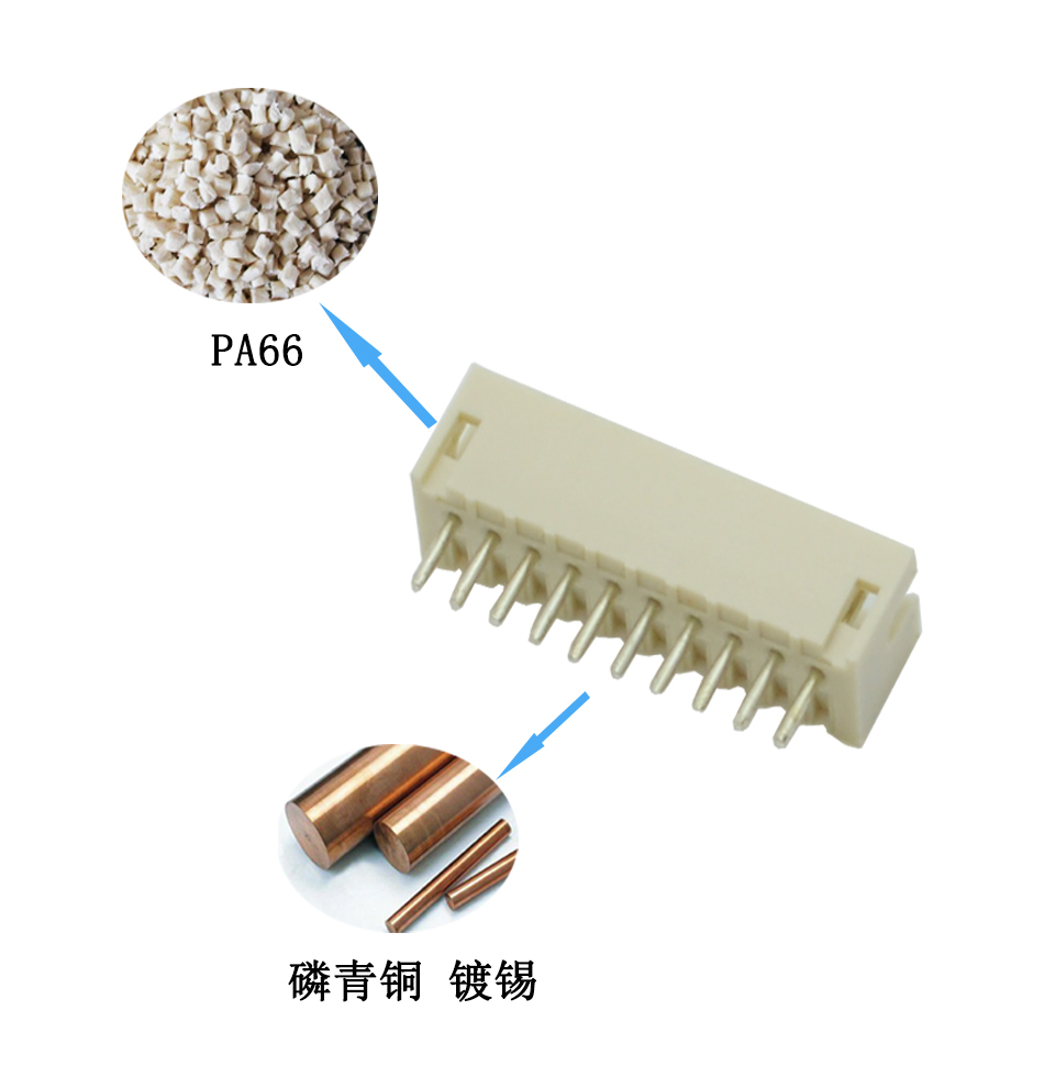 接插件 条形接器针座 ZH1.5-7A 1.5MM间距 7PIN直针直脚,91免费看视频