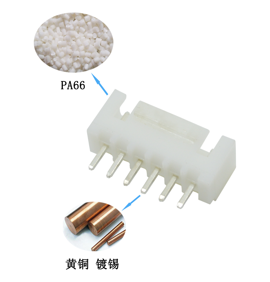 XH针座 直针座 11A 2.54MM间距连接器 180度直针 接插件,91免费看视频