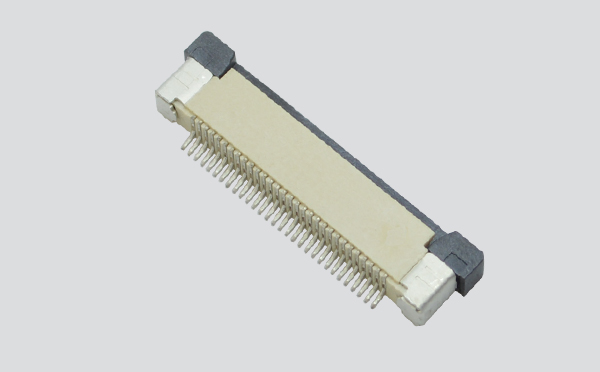 ffc/fpc排线座37pin抽屉式上接触0.5间距 H2.0厚PCB板贴片插座,91免费看视频