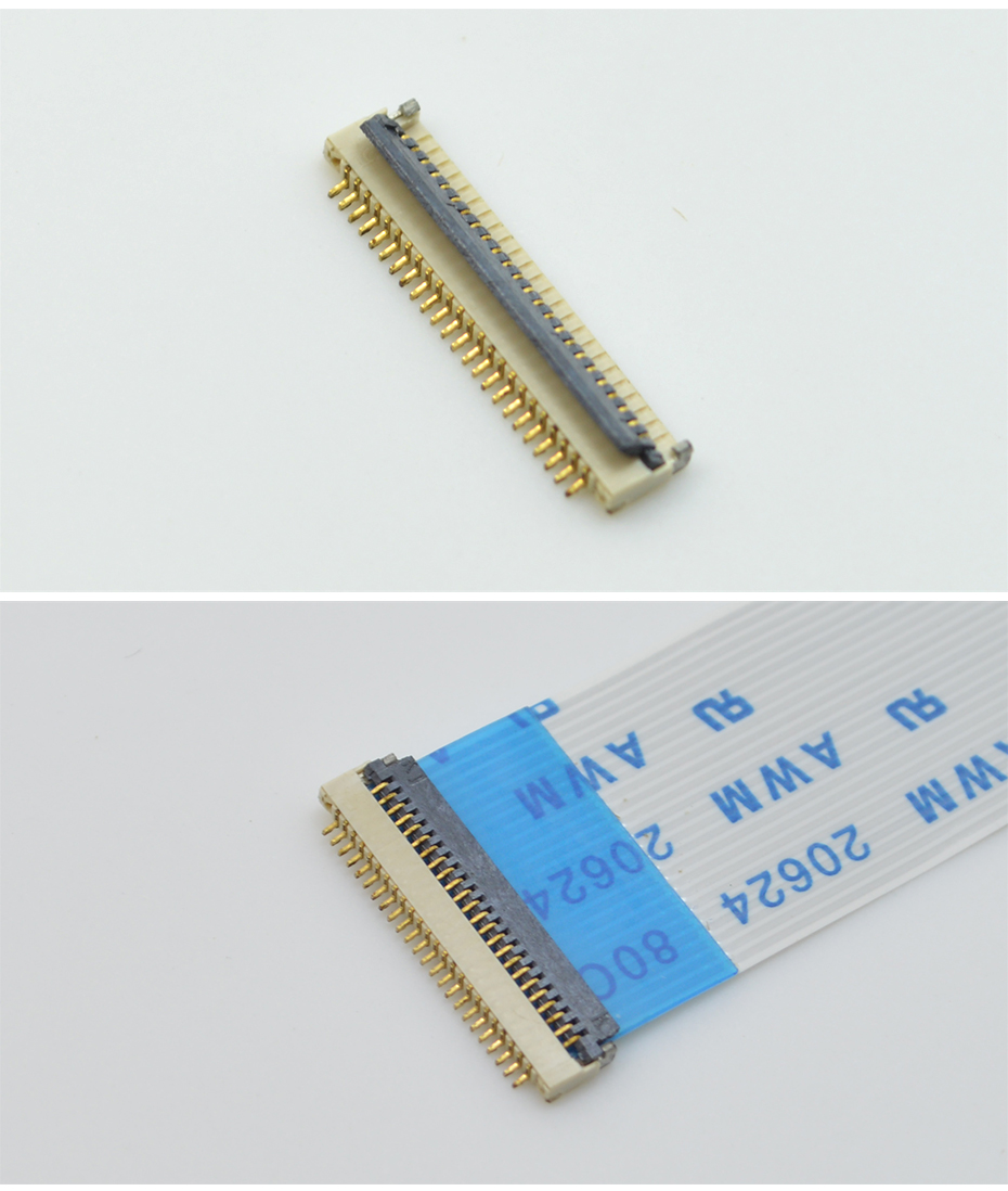 FPC/FFC超薄扁平排线连接器0.5Pitch 插座 6P针翻盖 H=1.0厚,91免费看视频